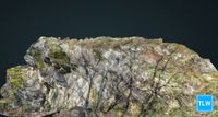 3D-Scan Felswand (vereinfachte Draufsicht)